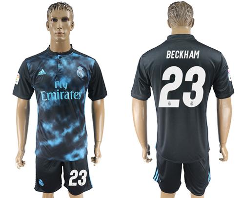Real Madrid #23 Beckham Away Soccer Club Jersey - Click Image to Close